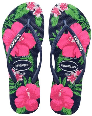 Havaianas Floral Slim Flip Flops