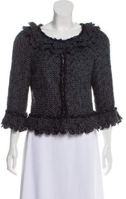 Chanel Ruffled Tweed Jacket