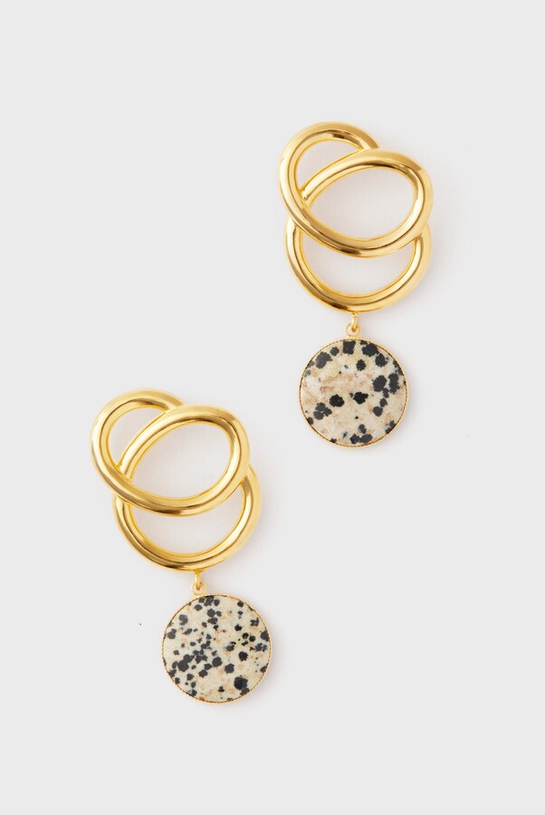D’ESTRËE Dalmation Sonia Icon Stone Earrings
