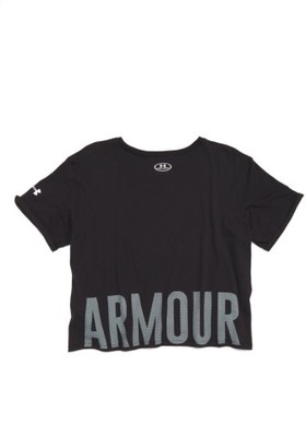 Under Armour Girl's Studio Logo Tee