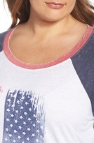 Thumbnail for your product : PJ Salvage Plus Size Women's Raglan Sleeve Lounge Tee
