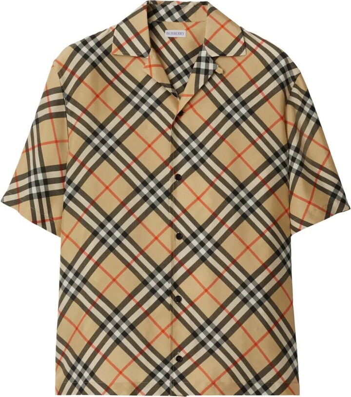 Burberry Nova Check Silk Shirt
