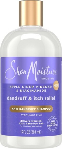 Shea Moisture SheaMoistureAppleCiderVinegarAnti-DandruffSalicylicAcidShampoo-13floz:Paraben-Free,Textured,Scented