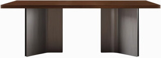 Greyleigh Simple Modern Vintage Dining Table Rectangular Dining Table