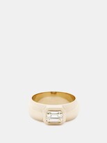 Thumbnail for your product : Zoë Chicco Diamond & 14kt Gold Wide-band Ring