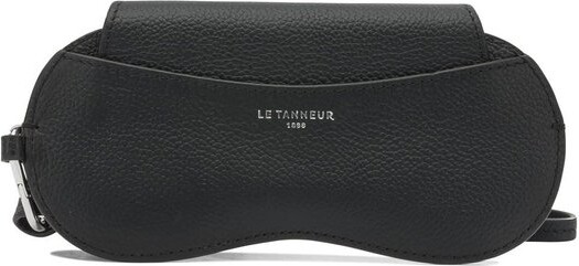 Le Tanneur Curved Flap Wristlet Bag