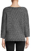 Thumbnail for your product : Jones New York Horizontal Knit Dolman Sweater