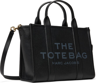 Marc Jacobs Black 'The Leather Medium' Tote
