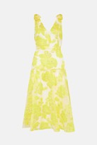 Thumbnail for your product : Sleeveless Bow Detail Puff Hem Midi Dress