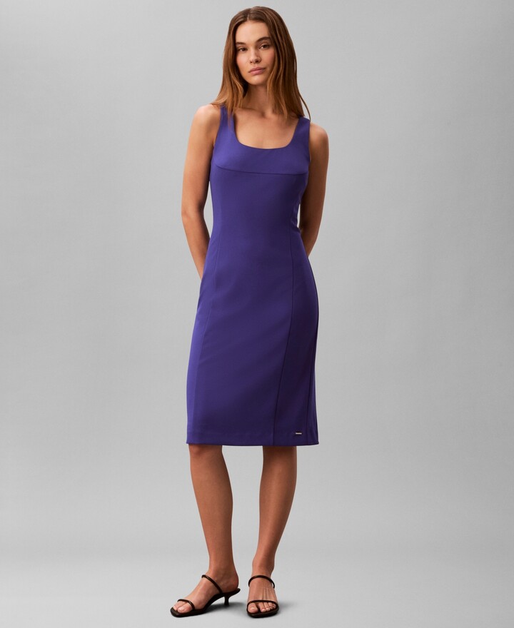 Calvin Klein Women's Sleeveless Scoop Neck Dress