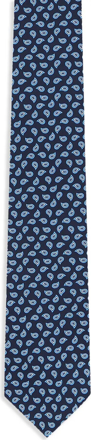 Ermenegildo Zegna Patterned-Jacquard Silk Tie