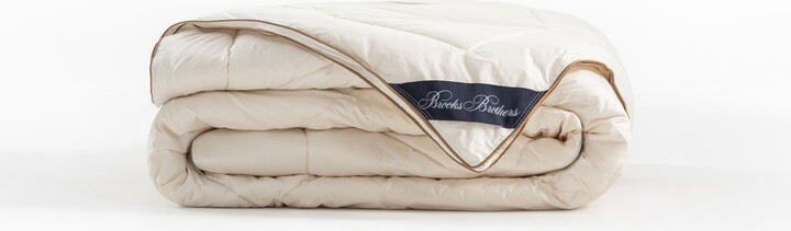 Brooks Brothers 100% Wool Filled Comforter, Queen