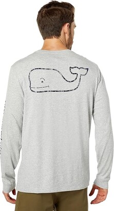 Vineyard Vines Boy's Hockey Whale Long Sleeve Gray T-Shirt Large 16  NWT