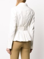 Thumbnail for your product : Alberta Ferretti Belted Single-Breasted Jacket