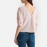 Thumbnail for your product : La Redoute Collections Dotted Laced Blouse