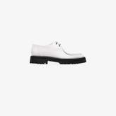 Thumbnail for your product : Marques Almeida white chunky heel leather brogues