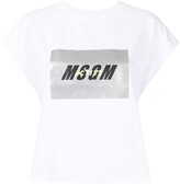 Thumbnail for your product : MSGM logo print performance T-shirt