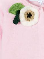 Thumbnail for your product : Simonetta flower embroidered cardigan
