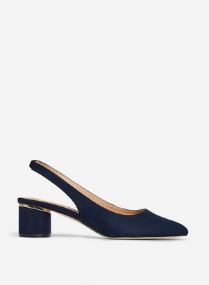 Dorothy Perkins Womens Navy 'Dollar' Court Shoes