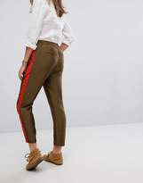 Thumbnail for your product : Maison Scotch Tailored Sweatpants With Contrast Side Panel