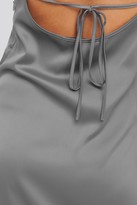 Thumbnail for your product : NA-KD Back Strap Detail Satin Dress