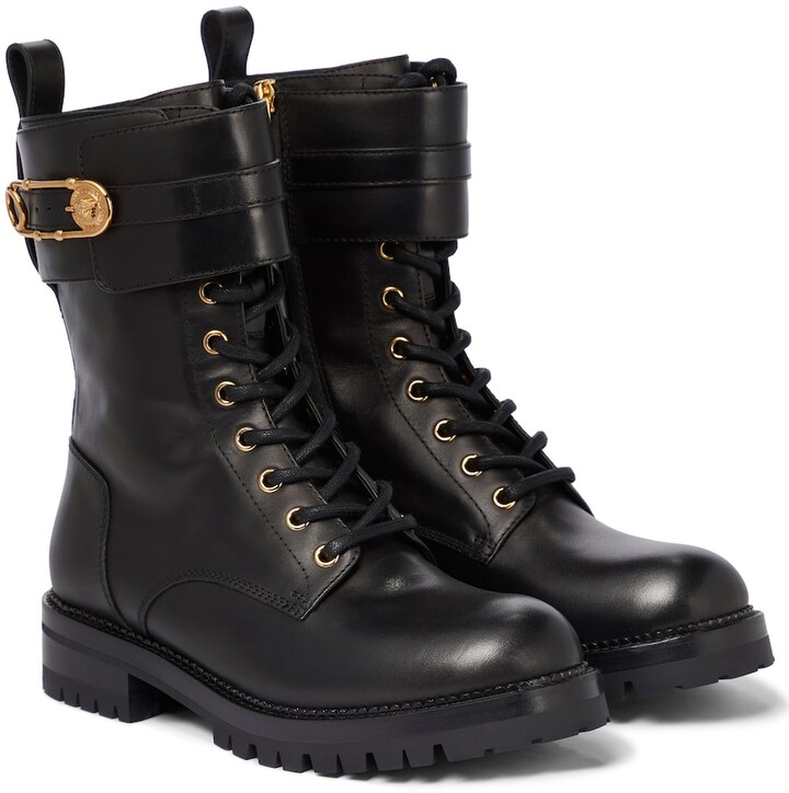 designer combat boots