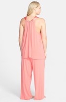 Thumbnail for your product : Midnight by Carole Hochman 'Luxurious' Satin Trim Pajamas (Plus Size)