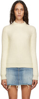 Thumbnail for your product : Saint Laurent White Crewneck Sweater