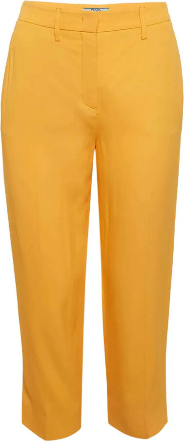 Prada Pre-Owned Concealed-Fastening Trousers