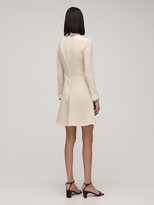 Thumbnail for your product : RED Valentino Exclusive Embellished Crepe Mini Dress