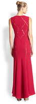 Thumbnail for your product : BCBGMAXAZRIA Alesia Illusion Inset Gown