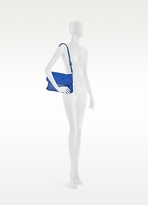 Thumbnail for your product : Gerard Darel Santiago Mini Mayfair Electric Blue Fold Over Shoulder Bag