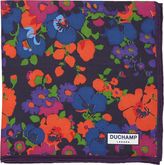 Thumbnail for your product : Duchamp Abstract Floral Pocket Square-Multi