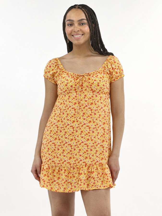 No Boundaries Mini Dress with Puff Sleeves, Women’s