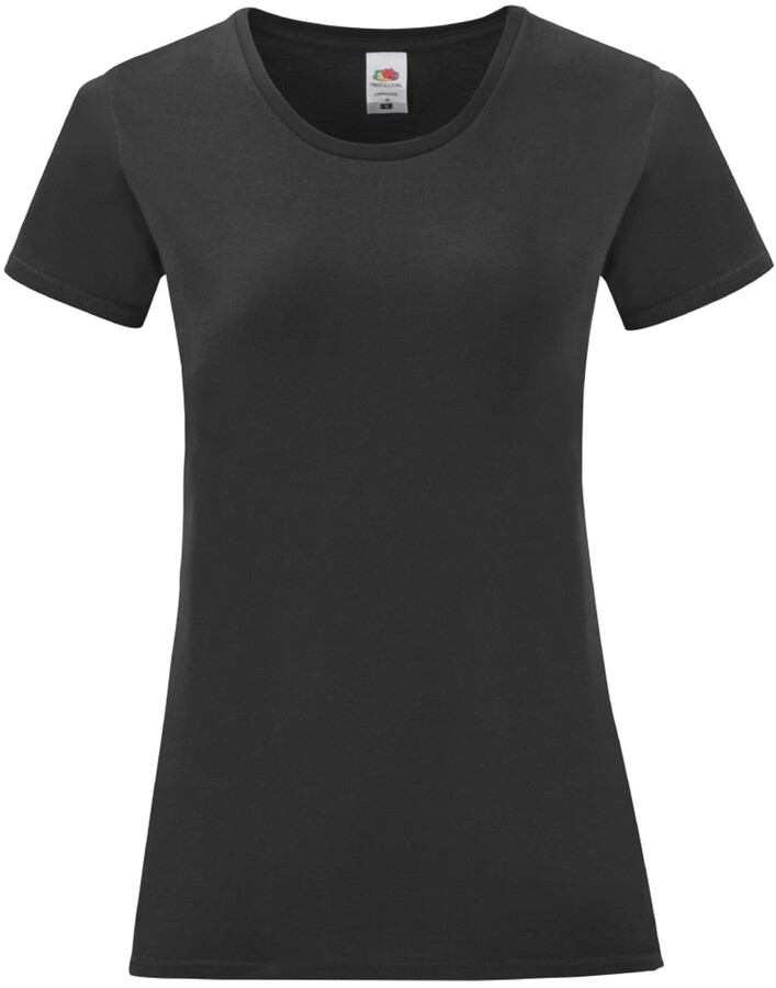 Fruit of the Loom Womens/Ladies Iconic 150 T-Shirt - ShopStyle