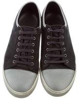 Thumbnail for your product : Lanvin Suede Basket Sneakers