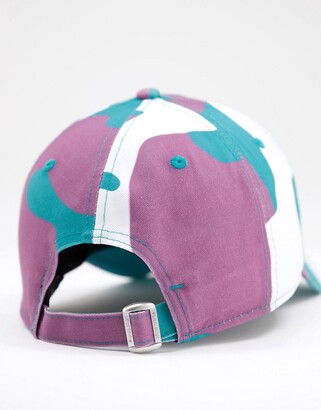 New Era 9Forty cap in purple and green camo