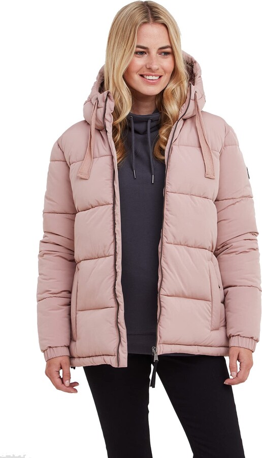 TOG 24 Nostell Womens Quilted Puffer Jacket for Winter with Fixed Hood