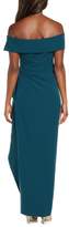 Thumbnail for your product : Vince Camuto Off the Shoulder Crepe Column Gown