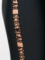 Thumbnail for your product : GCDS Embroidered Logo Leggings