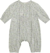 Thumbnail for your product : Bonpoint Baby Luce floral cotton playsuit