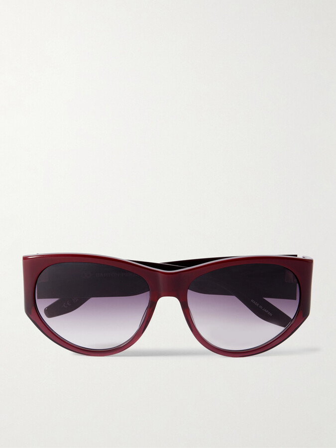 Barton Perreira Cruz Cat-eye Acetate Sunglasses - Burgundy