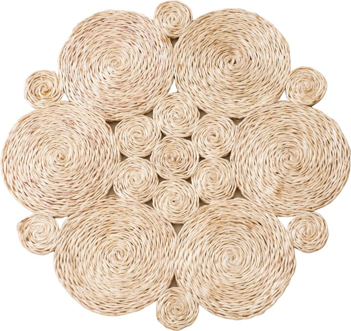 LIKHÂ Natural Discs Woven Placemat Abaca Fiber ShopStyle