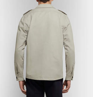 Séfr Jack Camp-Collar Cotton-Twill Shirt Jacket