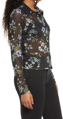 AFRM Zayne Floral Button-Up Blouse