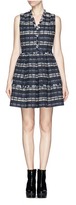 Thumbnail for your product : Nobrand Pleated tweed dress