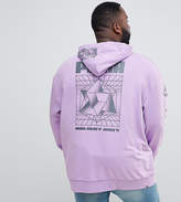 Thumbnail for your product : Puma PLUS Hoodie With Back Print In Purple Exclusive To ASOS