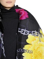 Thumbnail for your product : Yohji Yamamoto Oversized Silk Crepe De Chine Coat