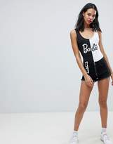 Thumbnail for your product : Missguided Barbie Logo Two Tone Body