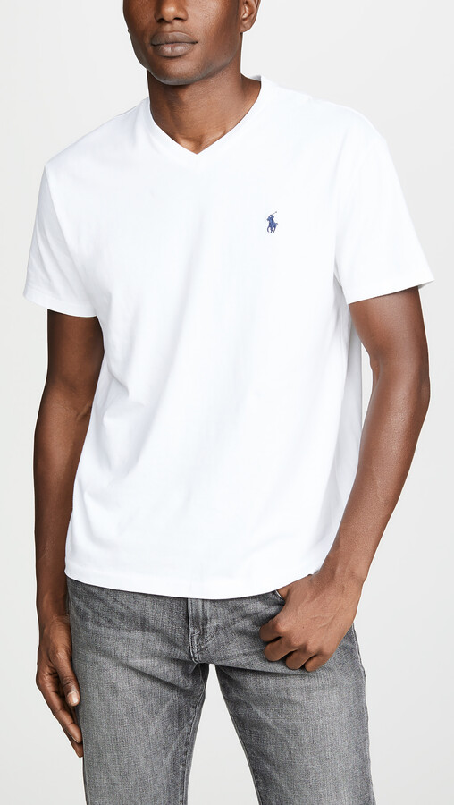 Polo Ralph Lauren V Neck Classic Fit Tee Shirt - ShopStyle T-shirts